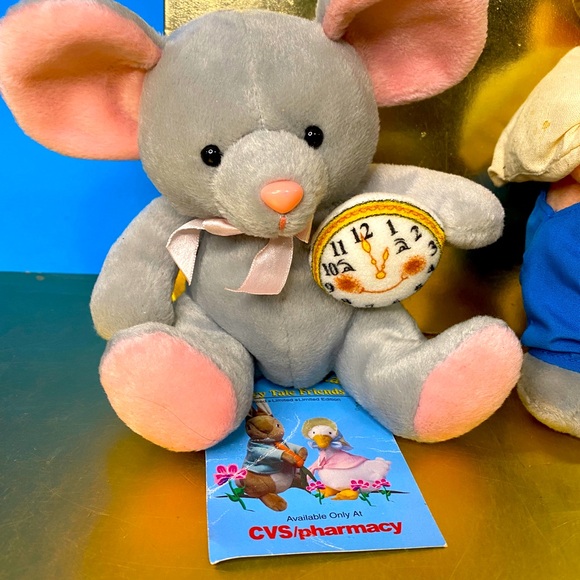 PETER RABBIT 1998 NWT PETER COTTONTAIL’S FAIRYTALE FRIENDS CVS PLUSH STUFFINS - Picture 5 of 16